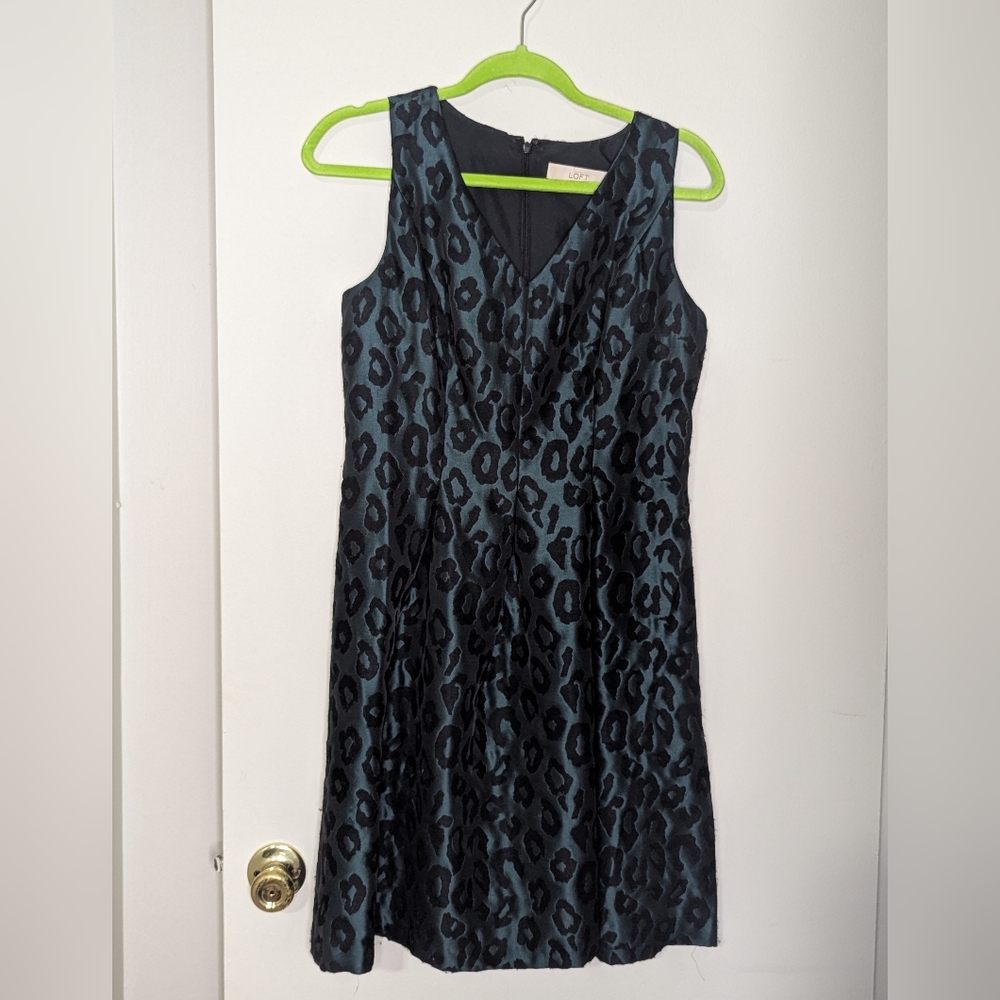 Leopard Print Sleeveless Dress